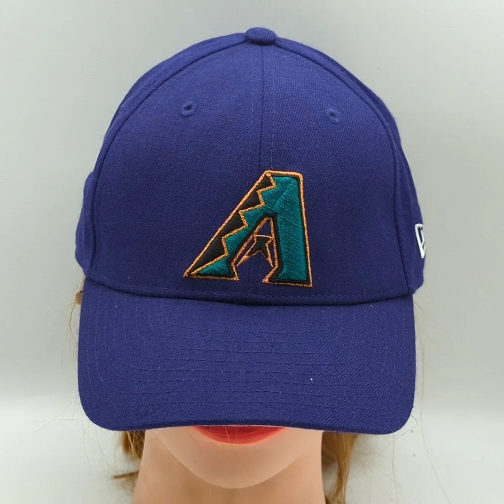 Arizona Diamondbacks New Era MLB Strapback Hat Purple Teal Copper Logo Wool Cap